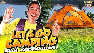 Let’s Go Camping!!!  Learn about Camping with Jimmy Dime Time [ a Tent Tour ]