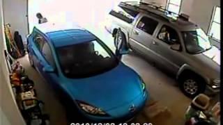 FAIL PARKING   Epic woman exit from garage!