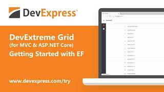 DevExtreme Grid for ASP.NET Core: Getting Started Entity Framework