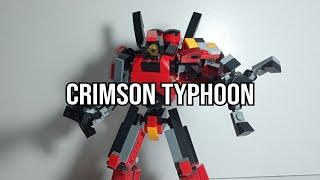 Егерь Багровый Тайфун из лего инструкция. Сrimson Тyphoon lego instructions.