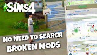 The ONLY Method That Will FIND ALL Sims 4 Broken MODS (100% WORKS)