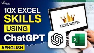 How to Use MS Excel using ChatGPT in 2024? (10x Productivity) | English