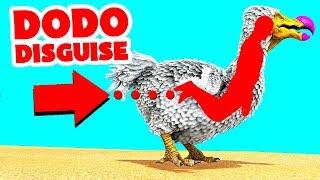 DISGUISED IN A DODO SUIT! STEALTH RAIDS! (Ark Survival Evolved Trolling)