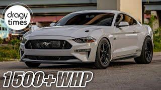 1500+WHP Ford Mustang HPT 68s Turbo's | Acceleration from 60-130-100-150 mph & 100-200 km/h