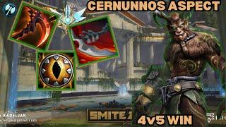 NEW CERNUNNOS MELEE ASPECT IS BROKEN!!! - GRANDMASTERS SOLO SMITE 2