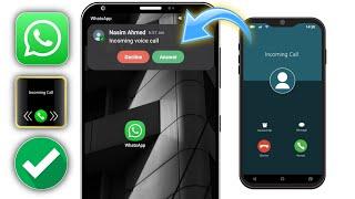 How to Fix WhatsApp Incoming Call Not Showing on Display || WhatsApp Call Not Showing on Screen