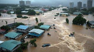Manila, Philippines is sinking! Flash floods sweep away cars, streets become rivers