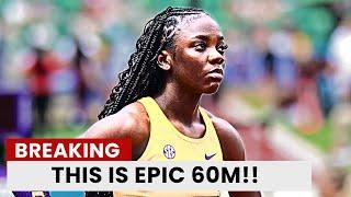 Brianna Lyston DOMINATES Women’s 60m – 2025 SEC Indoor Championships || Track And Field 2025