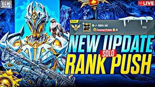 Day-10Rank 6 SOLO CONQUEROR LIVE RANK PUSH| New Season C7S20 Lenovo Legion Tab Test #bgmi