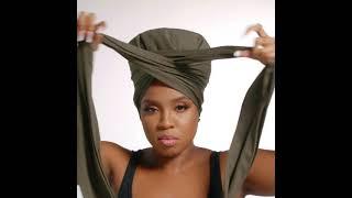 T-shirt Turban Tutorial on 4C Hair!