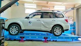 SUBARU Forester. Боковой. Повреждения. Замена двери.