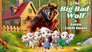 The Big Bad Wolf & Seven Little Goats | Bedtime Stories | Fairy Tales for Kids