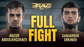 Anzor Abdulkhozhaev vs Sanjarbek Erkinov | FULL FIGHT | BRAVE CF 62