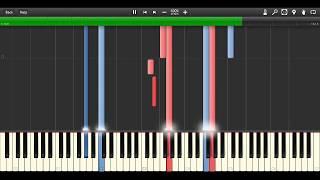 Ib "Goofball" - [深海の間/Cyan Area] - Piano Synthesia tutorial