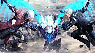 Devil May Cry 5 - Final Boss & Ending + Secret Ending (DMC5 2019) All Endings