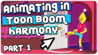 How to ANIMATE in TOON BOOM HARMONY | Tutorial | Part 1