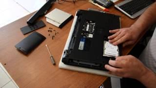 Как разобрать и собрать ноутбук ASUS K53BY (SX147D) часть 1