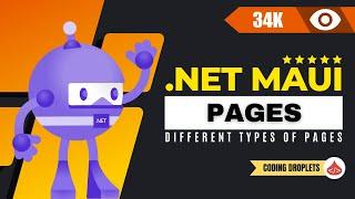 .NET MAUI Page Types | DotNet MAUI Navigation | .NET MAUI pages