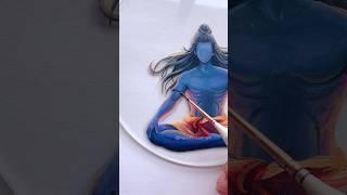 Shiv ji Glass Painting ️  #shorts