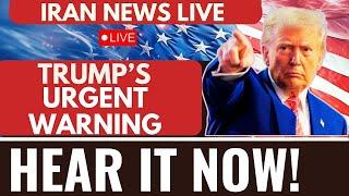 LIVE | Trump Issues URGENT Warning on Iran Missiles—Is War Coming? | Israel–Iran War | US News Live