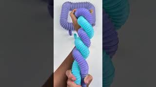 Creating Mini Satisfying ASMR POP-TUBE #diy #satisfyingvideos#relaxing #creative #insideout #oddasmr