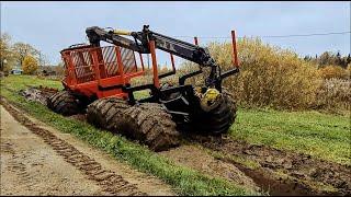 1st Test Drive  (Experiment With Valmet Forwarder)