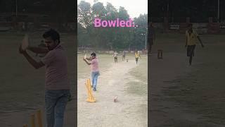 bowled.. #cricket #cricketlover #psl #cricketfans #new #bowling #viralvideo #viral #cji