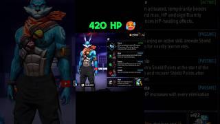 Best Character Skill Combination For CS Rank  420 HP #freefireshorts #freefire #shorts