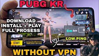 NO VPN || HOW TO PLAY PUBG KR WITHOUT VPN - PUBG PING (Ms) HIGH ISSUE FIX