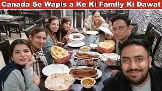 Canada Se Wapis a Ke Ki Family Ki Dawat | Life With Bilal