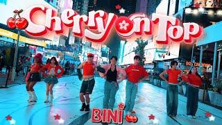 [PPOP IN PUBLIC NYC | TIMESQUARE] BINI - 'CHERRY ON TOP' 24HR CHALLENGE BY F4MX