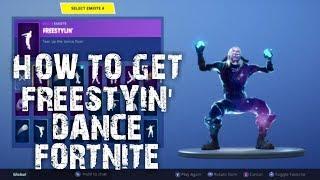 HOW TO GET FREESTYIN' DANCE FORTNITE BATTLE ROYALE TWITCH PRIME