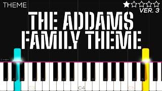 The Addams Family Theme | EASY Piano Tutorial