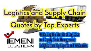 Logistics and Supply Chain Quotes