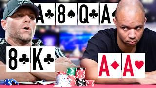 $2,500,000 Super High Roller Ivey | Katz | Greenwood | Young Epic Final Table Poker Showdown