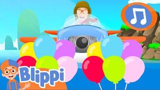 Learn Colors With The Balloon Song | Blippi Songs｜Kids Songs｜Trucks for Kids