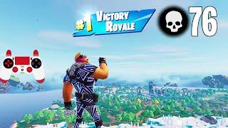 76 Elimination Solo Squads Gameplay "Build / Zero Build" Wins (Fortnite Chapter 4 Season 4)