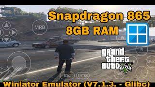 Winlator Emulator V7.1.3 Glibc Android - GTA 5 Samsung S20 FE 5G Game Setting Game Play