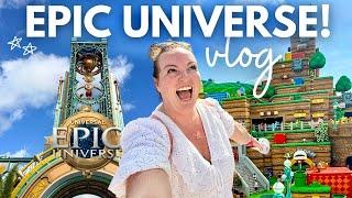 UNIVERSAL EPIC UNIVERSE!  Orlando's NEW Theme Park  ALL WORLDS Exclusive Vlog + VIP Tour 🪄‍️