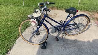 Sears Free Spirit bike with Bike Bug motor - Overview and Ride