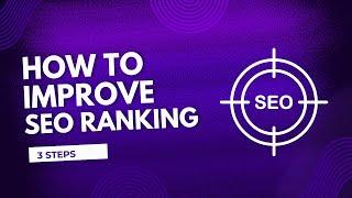 How to improve SEO Ranking - MP Digital Marketing