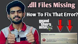 How To Fix .dll Files Missing Error in GTA 5/GTA V - Epic Games Store Version - [Step By Step]