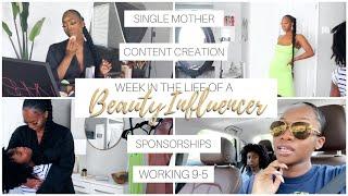 WEEK IN THE LIFE OF AN INFLUENCER VLOG | Creating Content + Single Mom + Working 9-5 | Maya Galore