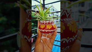 Easy Diy with matka kulfi pot #diycrafts #claypotart #creativesoul #artsy #aesthetic #artshorts