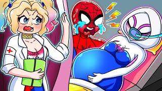 SPIDER-MAN BREWING CUTE PREGNANT & CUTE BABY FACTORY - Marvel's Spidey & Amazing Friends Animation