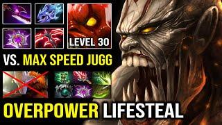 EVEN Max Speed LEVEL 30 Juggernaut is Nothing to this Lifestealer with Insane Hard Carry Dota 2