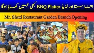 Itna Sasta King BBQ Platter | Cheapest Platter  Mr. Shezi | Huge BBQ Platter Beef and Chicken