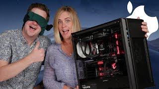 My Mom Builds Her First Hackintosh PC (While I'm Blindfolded)!