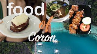 Food in Coron Palawan