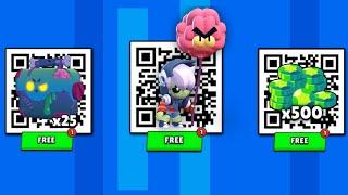 FREE! 25x DEAD BOX AND GUS SKIN QR CODE  | BRAWL STARS QR CODES 2024  | BRAWL STARS NEW UPDATE